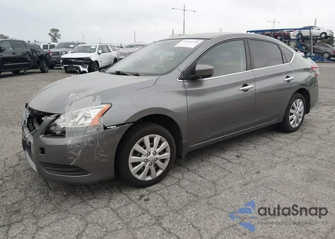 2015 Nissan Sentra S из США, поврежденный, VIN 3N1AB7AP1FY350340
